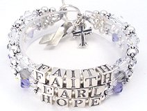 Cancer Bracelets 3 strand - $177.00